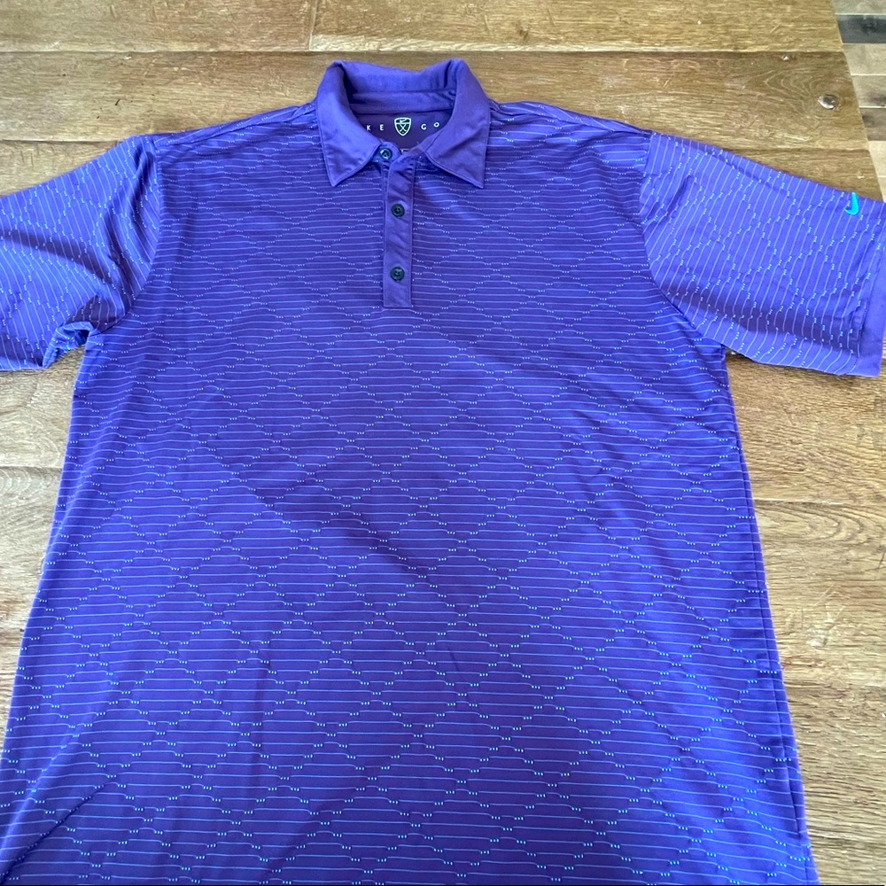 Men’s Nike dry fit golf shirt, Sz Large